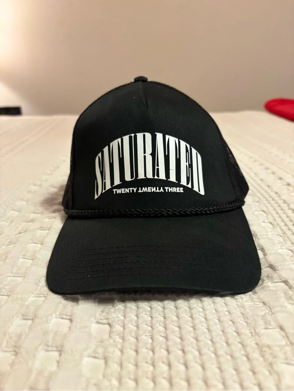 Eleven22 Saturated Otto Black Trucker Cap